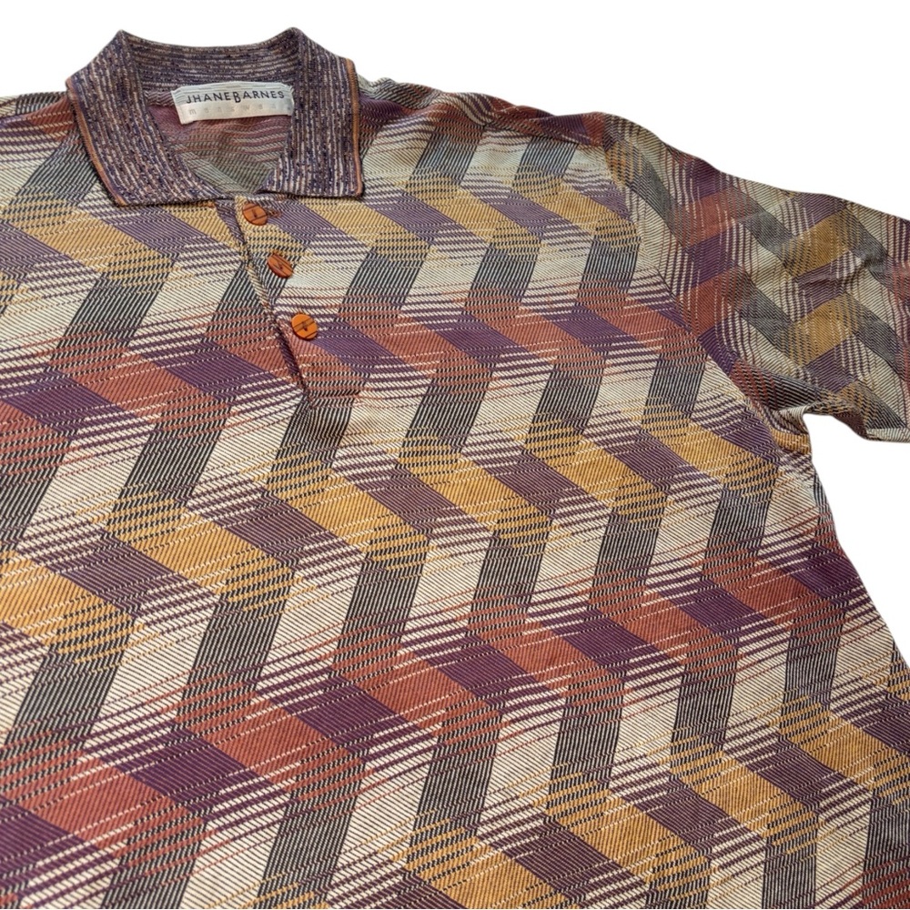 Jhane Barnes Men's  Geometric Polo